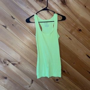 Green tank top